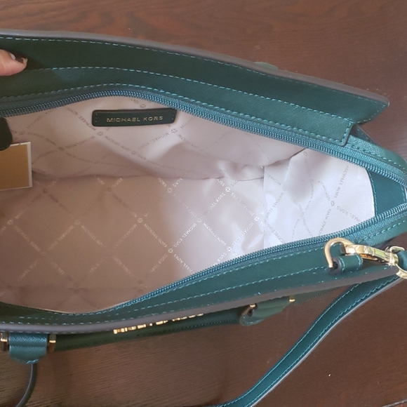 Michael Kors Limited Edition Green Satchel NWT - Picture 11 of 16